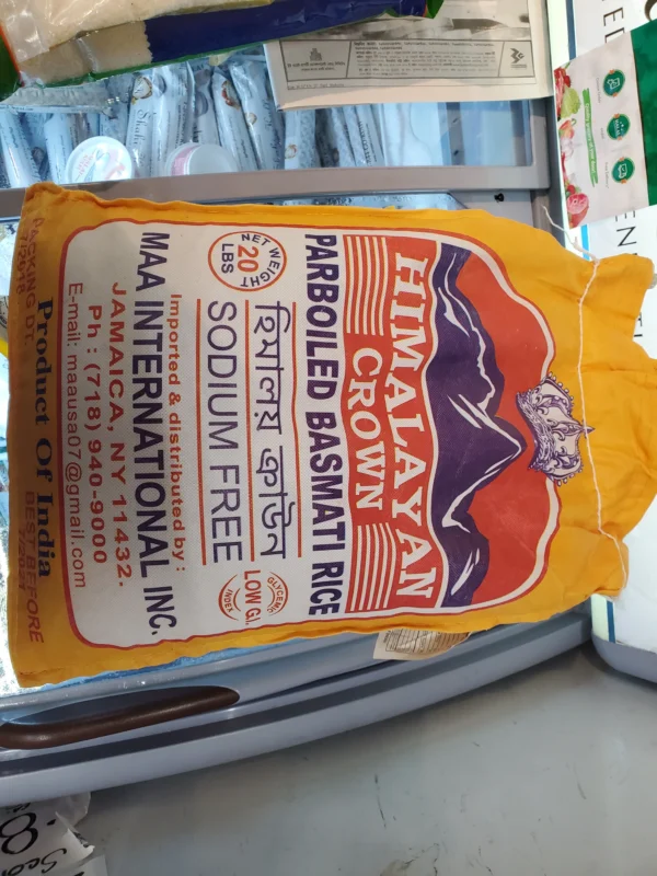 Himalayan Crown Basmati Rice 20lb