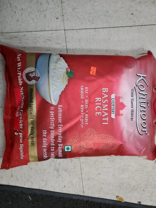 Kohinoor Basmati Rice 10lbs