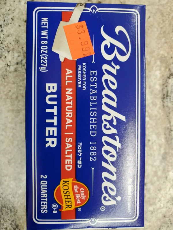 Breakstone's All Natural Salted Butter 8 Oz