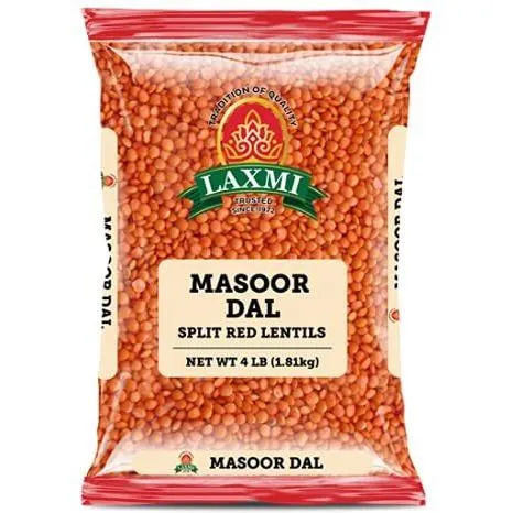 Laxmi Masoor Dal / Split Red Lentils (4 Lb)