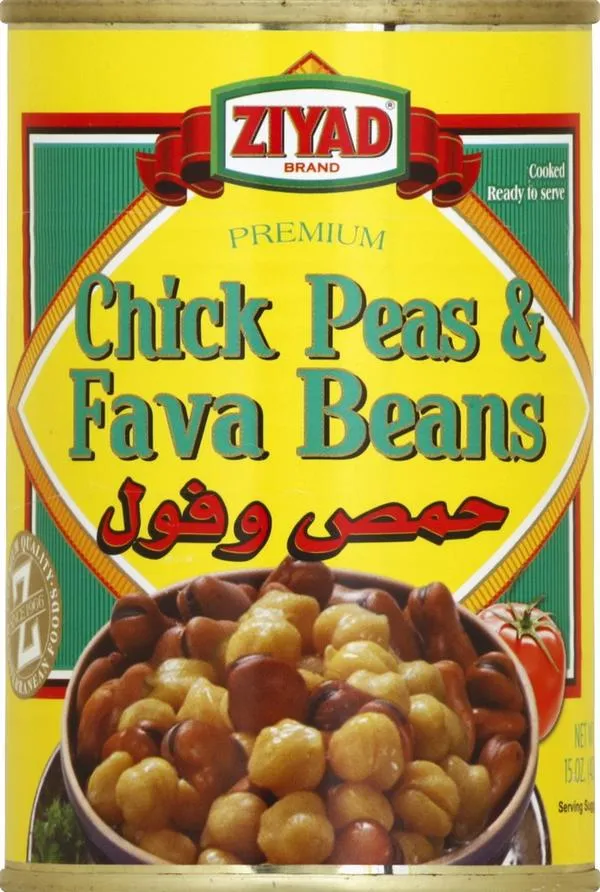 Ziyad Fava Beans & Chick Peas (426 Gm)