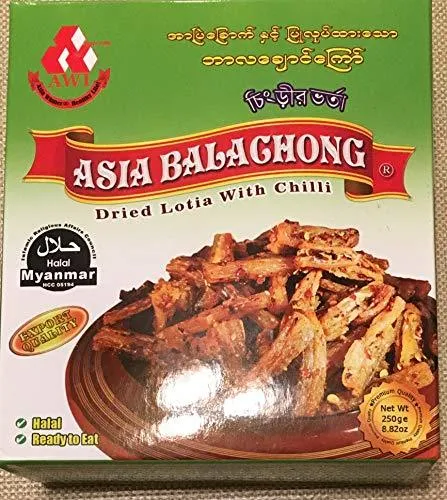 Asia Balachong Dried Lotia With Chilli 8.82oz