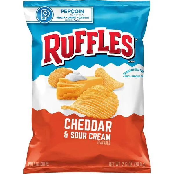 Ruffles Cheddar & Sour Cream (60.2 Gm)