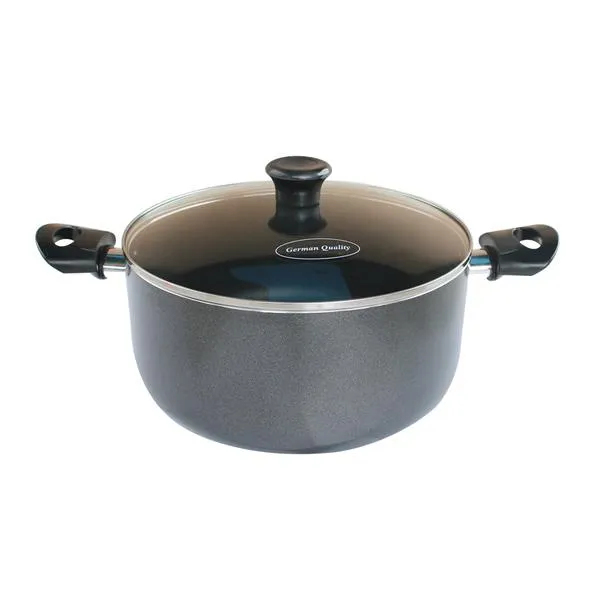 Kiam Casserole Non-Stick W Glass Lid (28 Cm)