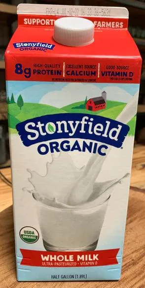 Stonyfield Organic Whole Milk