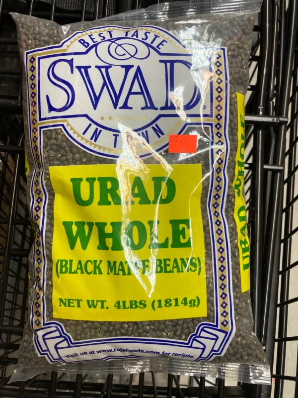 Swad Urad Whole (Black Matpe Beans) 4lbs