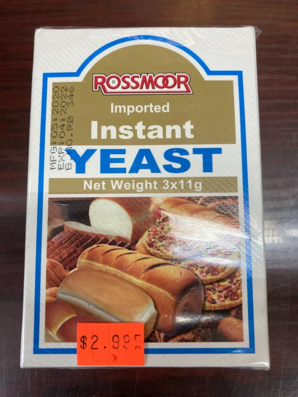 Rossmoor Instant Yeast 3x11g