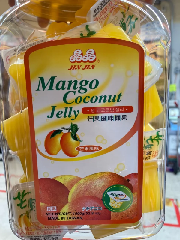 Mango Coconut Jelly Snacks