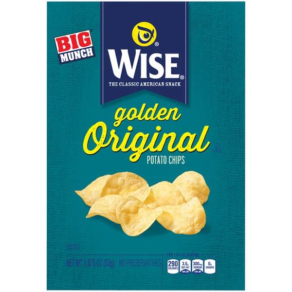Wise Golden Original Potato Chips 1.88 Oz